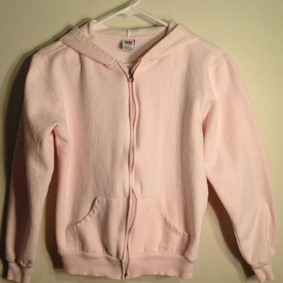 Pink zip up hoodie size medium - Picture 2 of 4